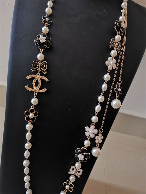 chanel inspired pearl jewelry|wholesale Chanel inspired jewelry.